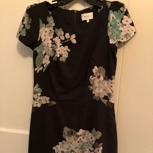 Milly Flower Short-Sleeved Dress | Size 0